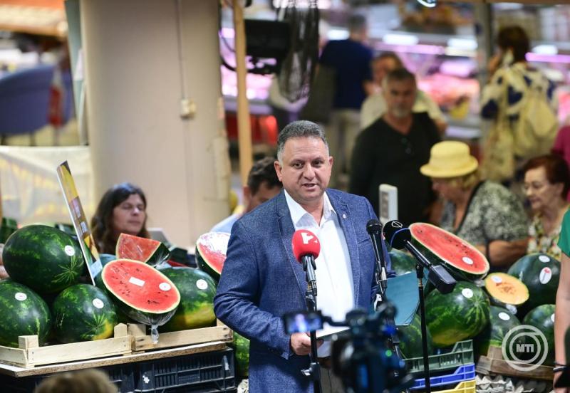 A magyar dinnye fogyasztását ösztönző kampány sajtótájékoztatója