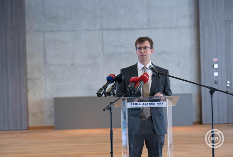 Sajtótájékoztató a Brüll Alfréd Ház - Magyar Zsidó Örökség Parkja projektről