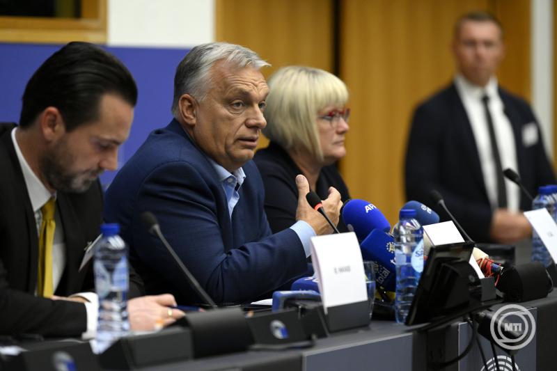 EU-elnökség - Orbán Viktor nemzetközi sajtótájékoztatója Strasbourgban