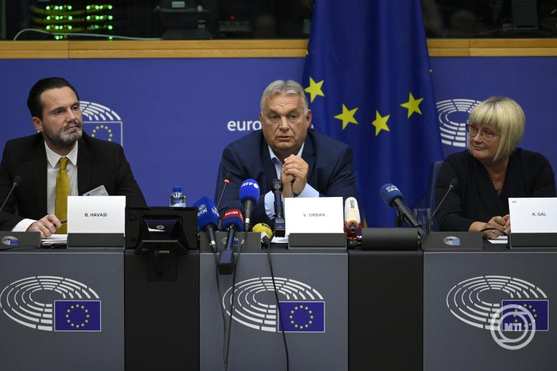 EU-elnökség - Orbán Viktor nemzetközi sajtótájékoztatója Strasbourgban