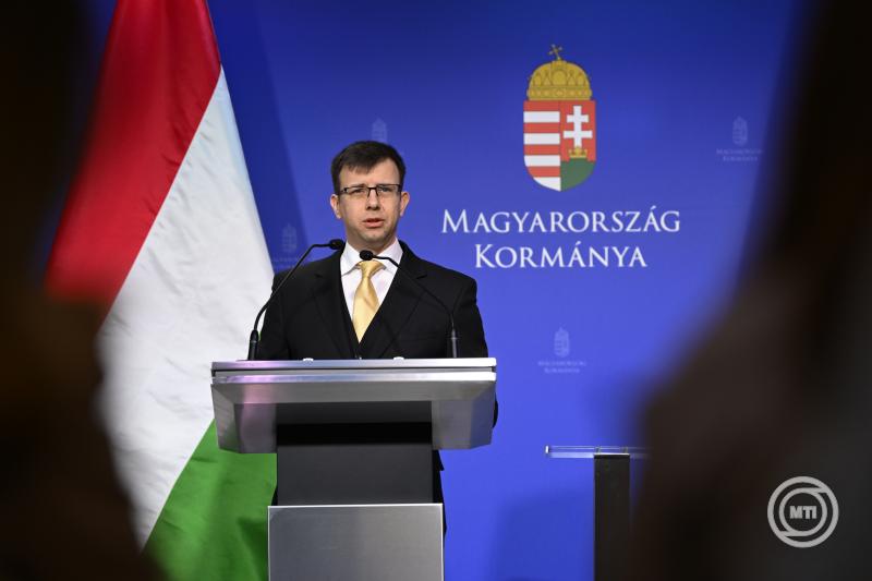 Bóka János és Kovács Zoltán a magyar EU-elnökségről tartott sajtótájékoztatót