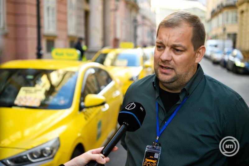 Taxisok tüntetése Budapesten