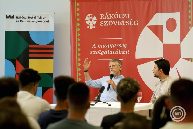 Kövér László pódiumbeszélgetésen a sátoraljaújhelyi Rákóczi Táborban