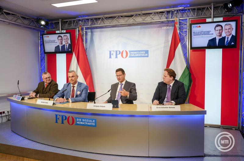 Gulyás Gergely az Osztrák Szabadságpárt burgenlandi csúcsjelöltjével tárgyalt Bécsben
