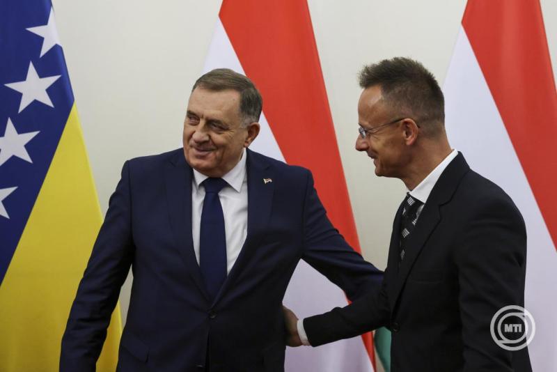 Szijjártó Péter fogadta a boszniai Szerb Köztársaság elnökét