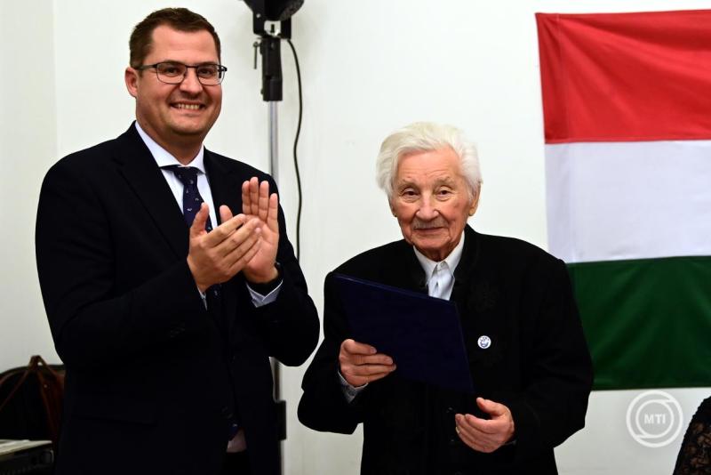 Ünnepi esttel köszöntötték Ambrus András színészt 100. születésnapja alkalmából Budapesten