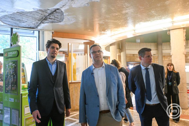 Takács Péter a dunaújvárosi kórházban