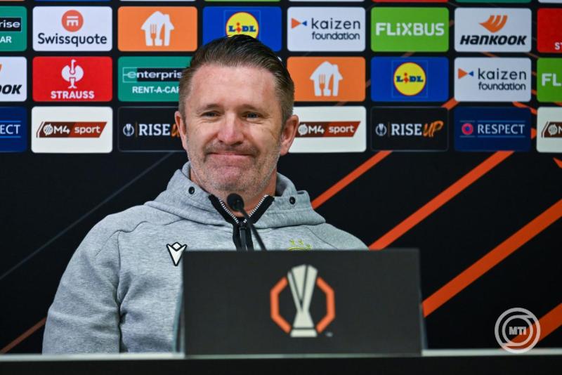 Európa-liga - A Ferencváros sajtótájékoztatója