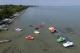 Hőség - Strandolók a Balatonon