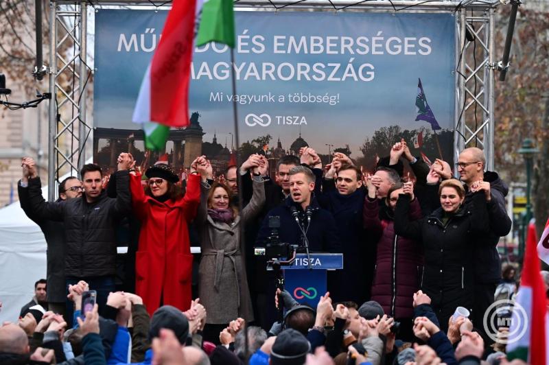 A Tisza Párt rendezvénye Szegeden