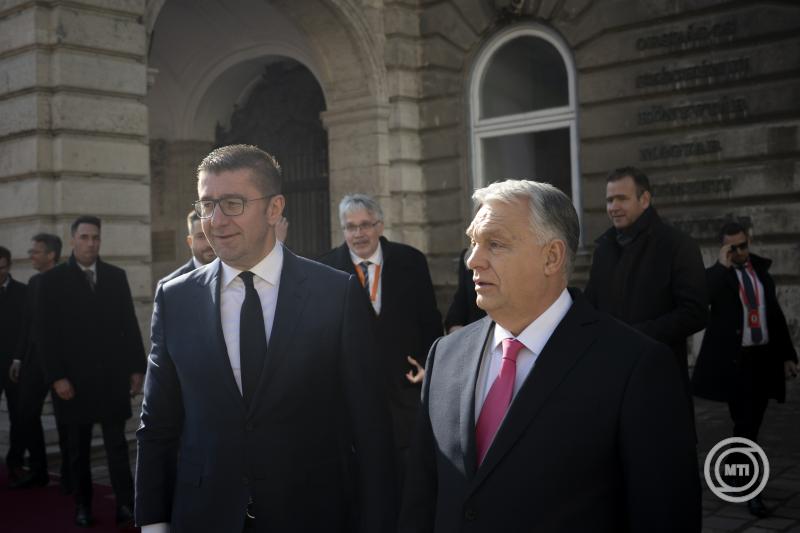 Orbán Viktor fogadta Hrisztijan Mickoszki észak-macedón miniszterelnököt