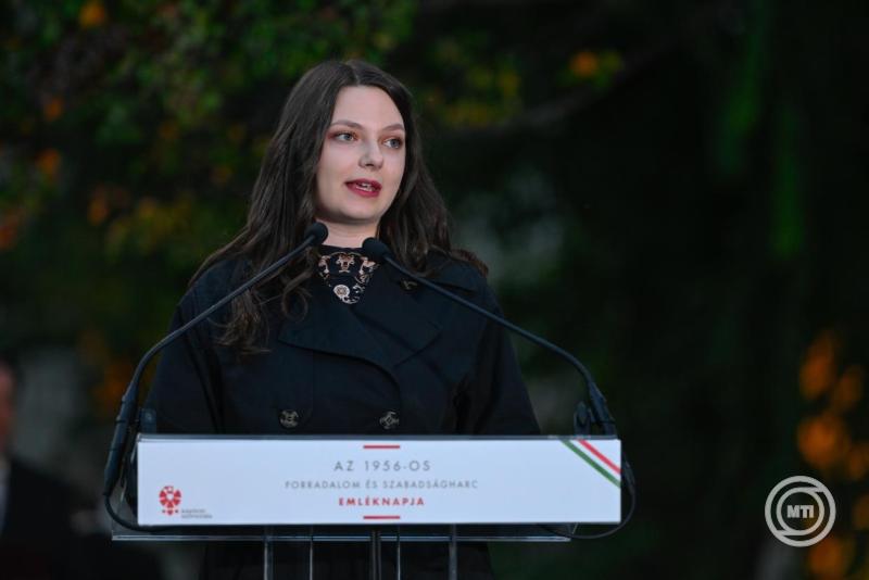 Október 23. - A Rákóczi Szövetség megemlékezése a fővárosi Bem téren