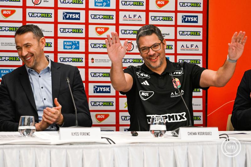 Férfi kézilabda-vb - A magyar csapat sajtótájékoztatója